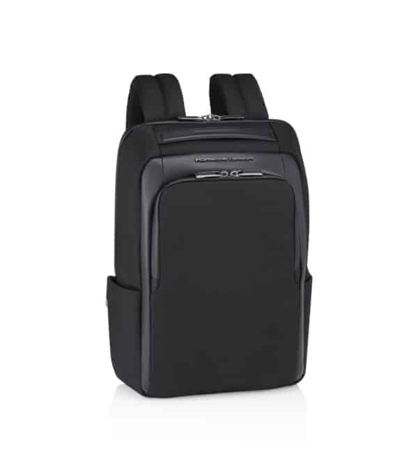 BRIC'S Zaino Roadster L In Nylon Impermeabile - Vano Notebook 15" - Nero 32.5x43x18 Cm
