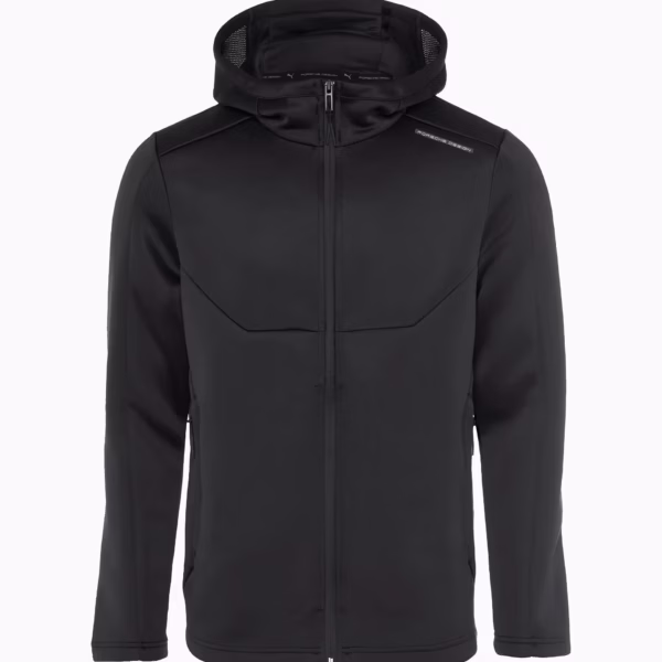 Hooded tracksuit jacket